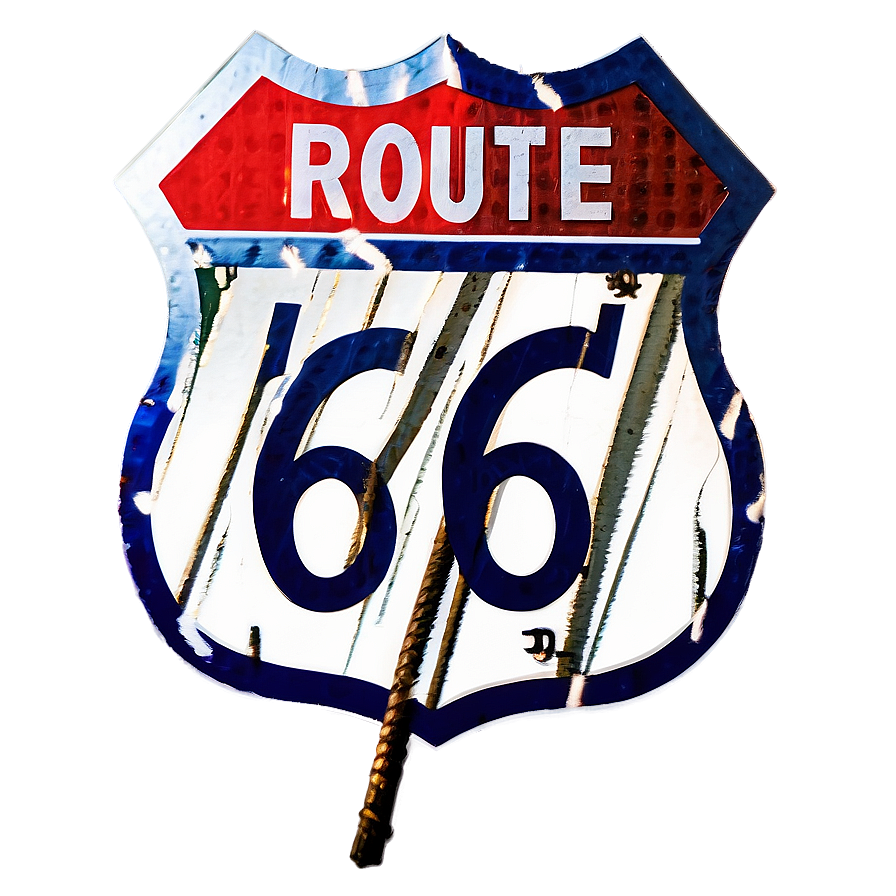 Route 66 Navigation Map Png Pbt PNG image