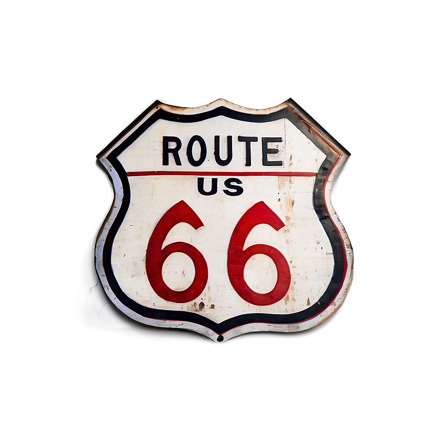 Route 66 Road Sign Png 05212024 PNG image