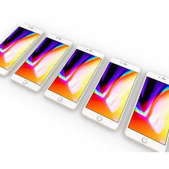 Rowofi Phones Colorful Display PNG image