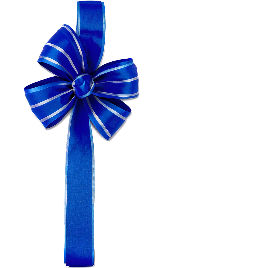 Royal Blue Gift Bow Png Aix94 PNG image