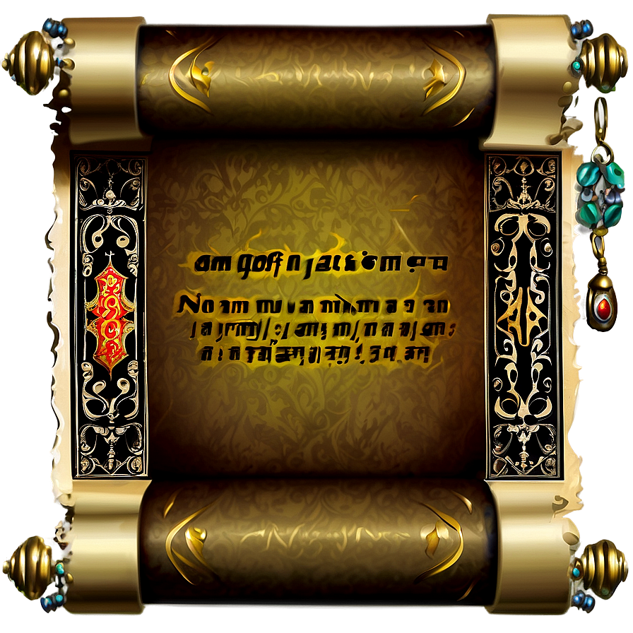 Royal Decree Scroll Paper Png 95 PNG image