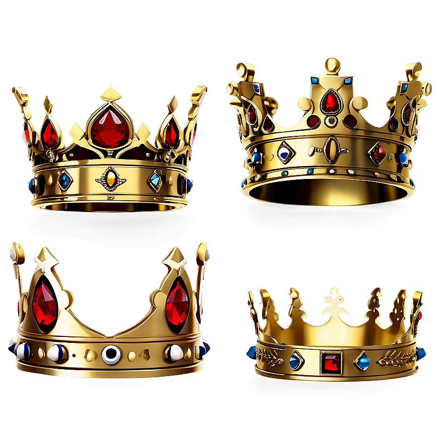 Royal Family Golden Crown Png Npd PNG image