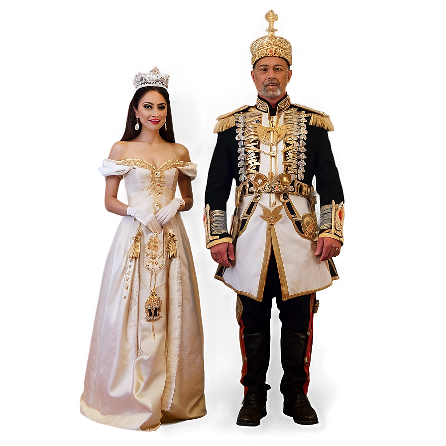 Royal King And Queen Png Xkl PNG image