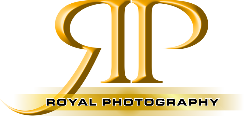 Royal Photography Logo Golden PNG image