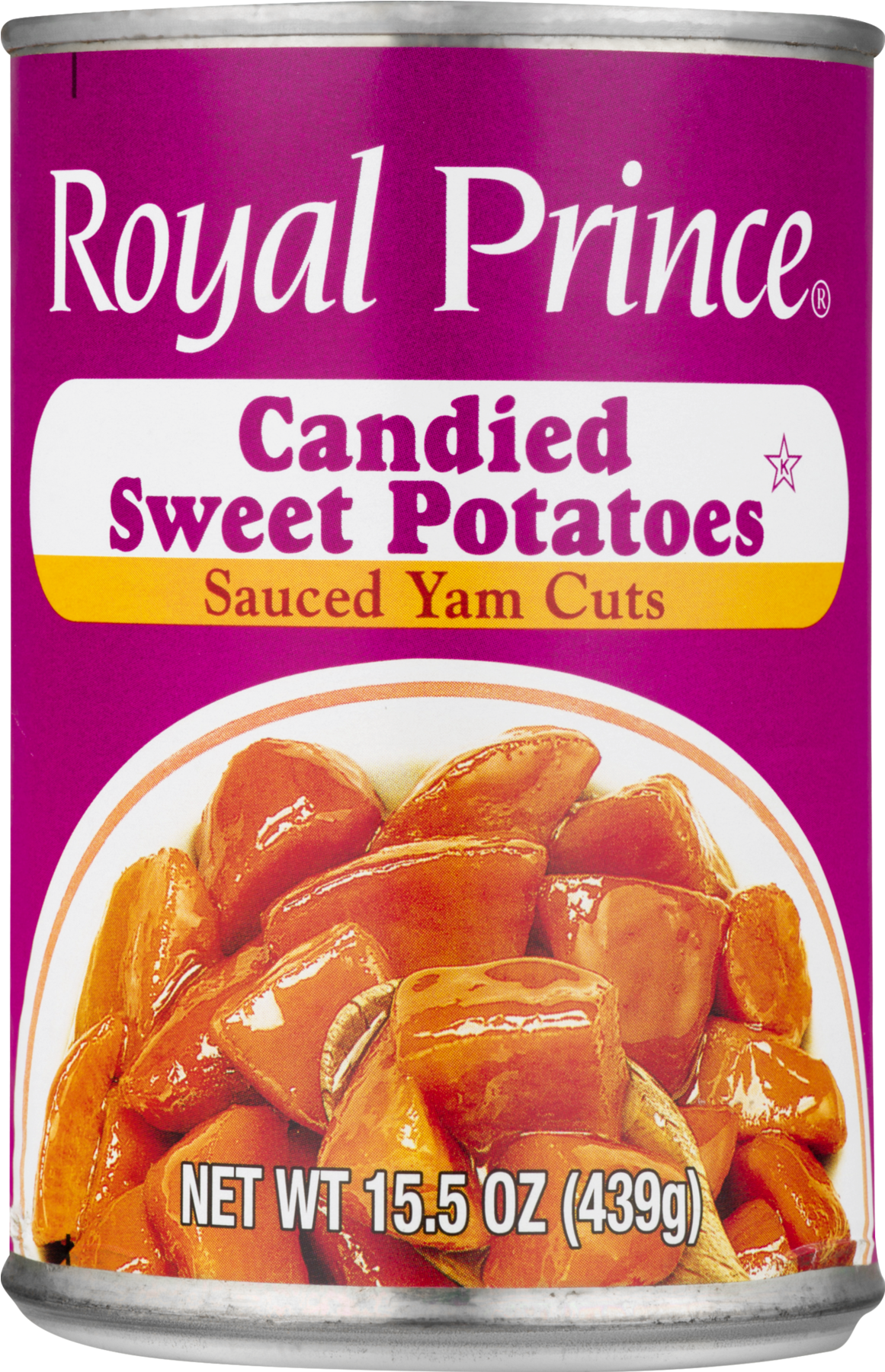 Royal Prince Candied Sweet Potatoes Can PNG image