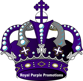 Royal Purple Crown Promotion Graphic PNG image