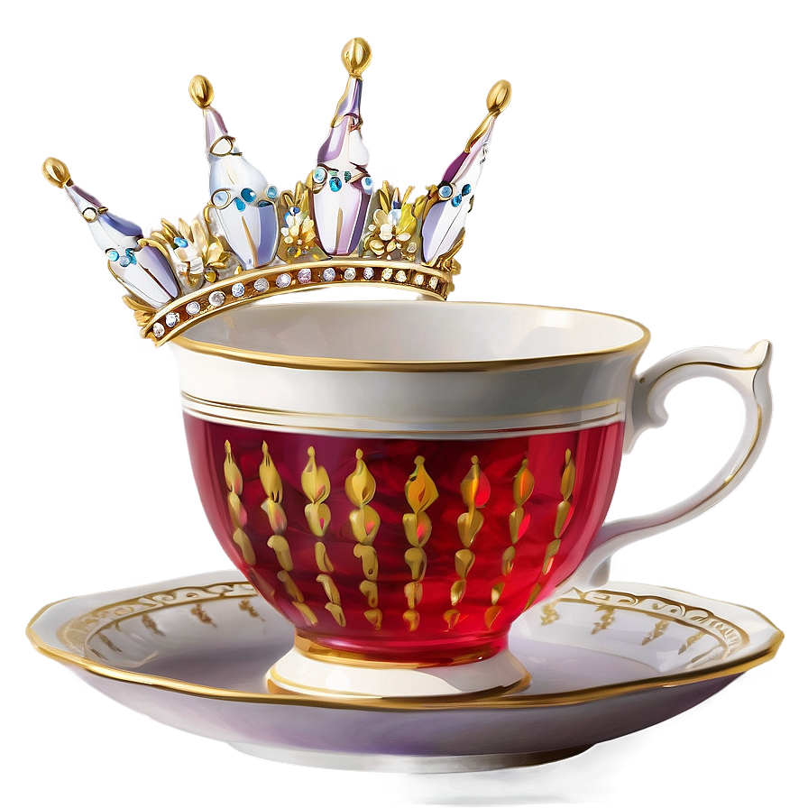 Royal Tea Cup Majesty Png 05252024 PNG image