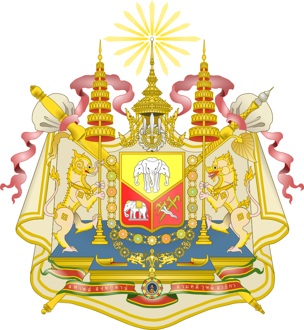Royal_ Thai_ Emblem_with_ Garuda PNG image