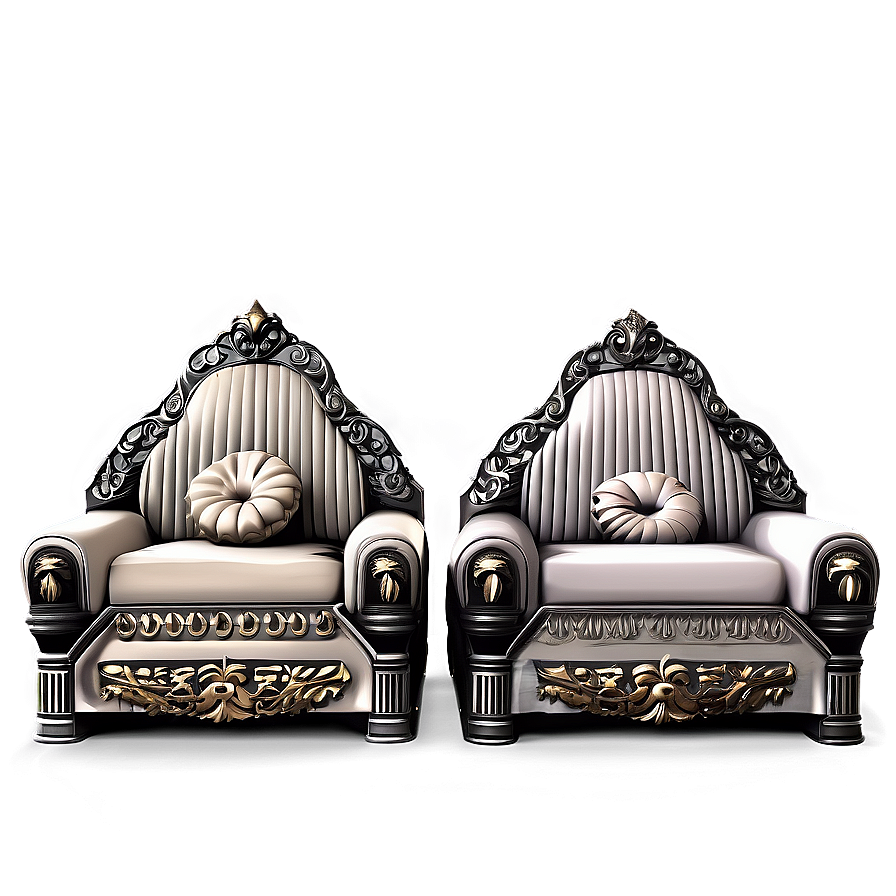 Royal Throne Chair Png 06262024 PNG image