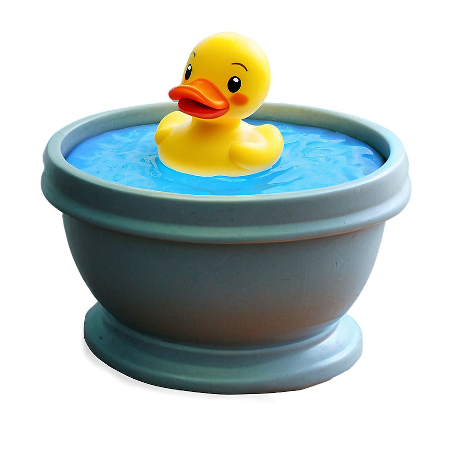 Rubber Duck In Bathtub Png Pyw PNG image