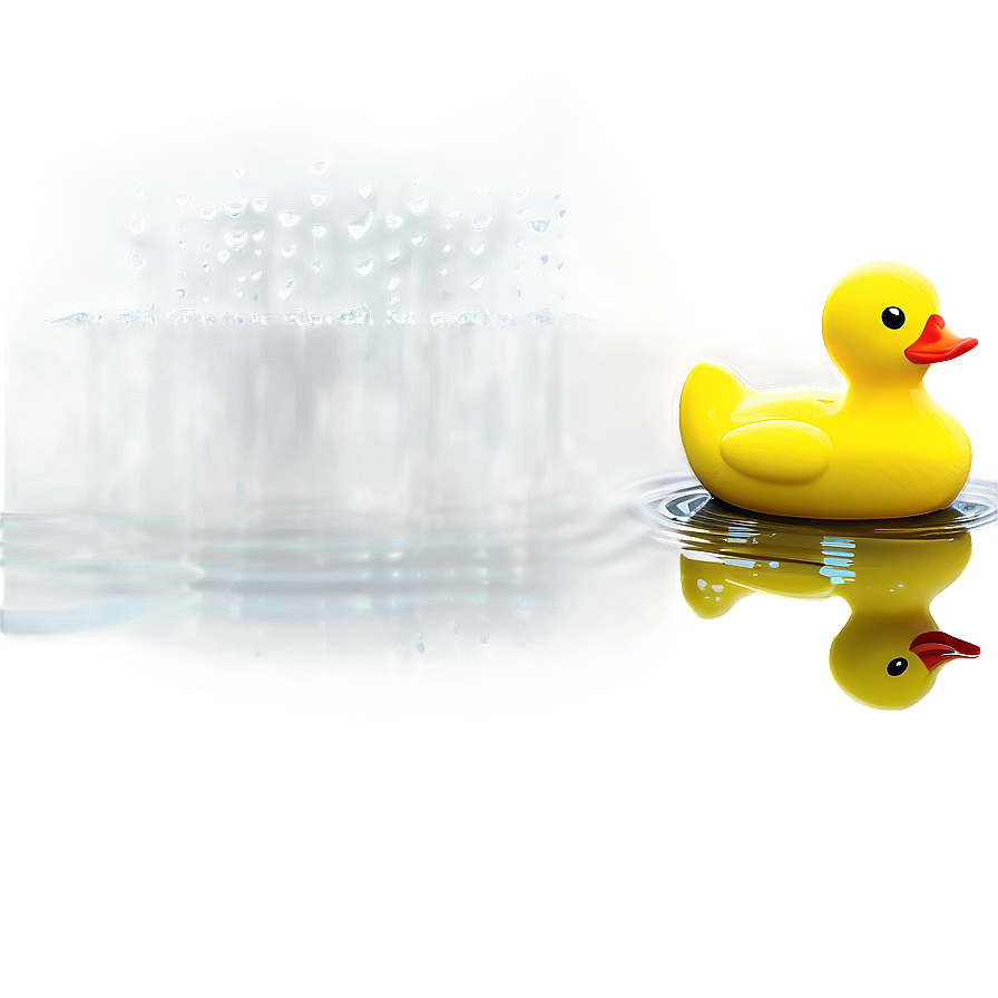 Rubber Duck In Water Png 92 PNG image