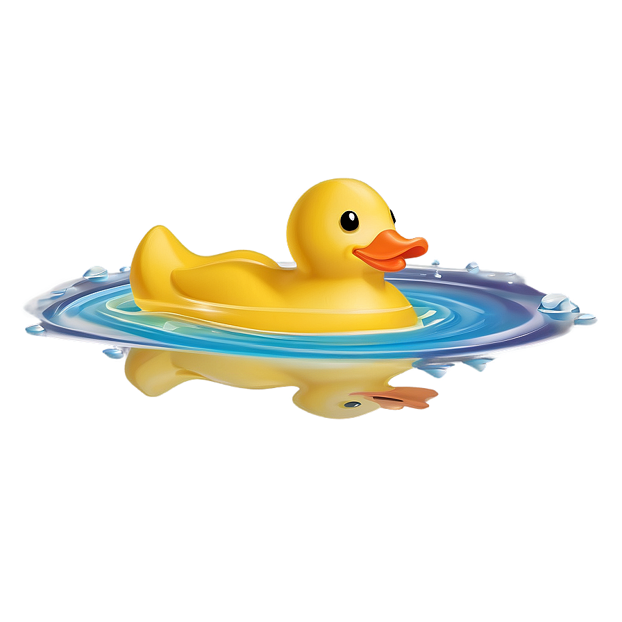 Rubber Ducky In Water Png 36 PNG image