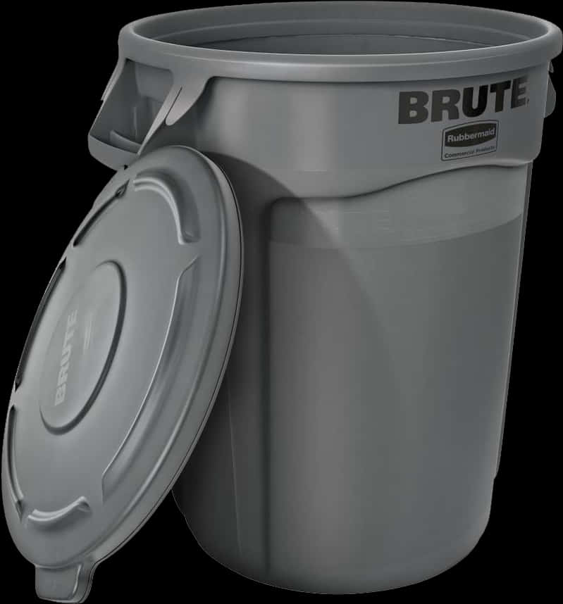 Rubbermaid Brute Commercial Trash Can PNG image
