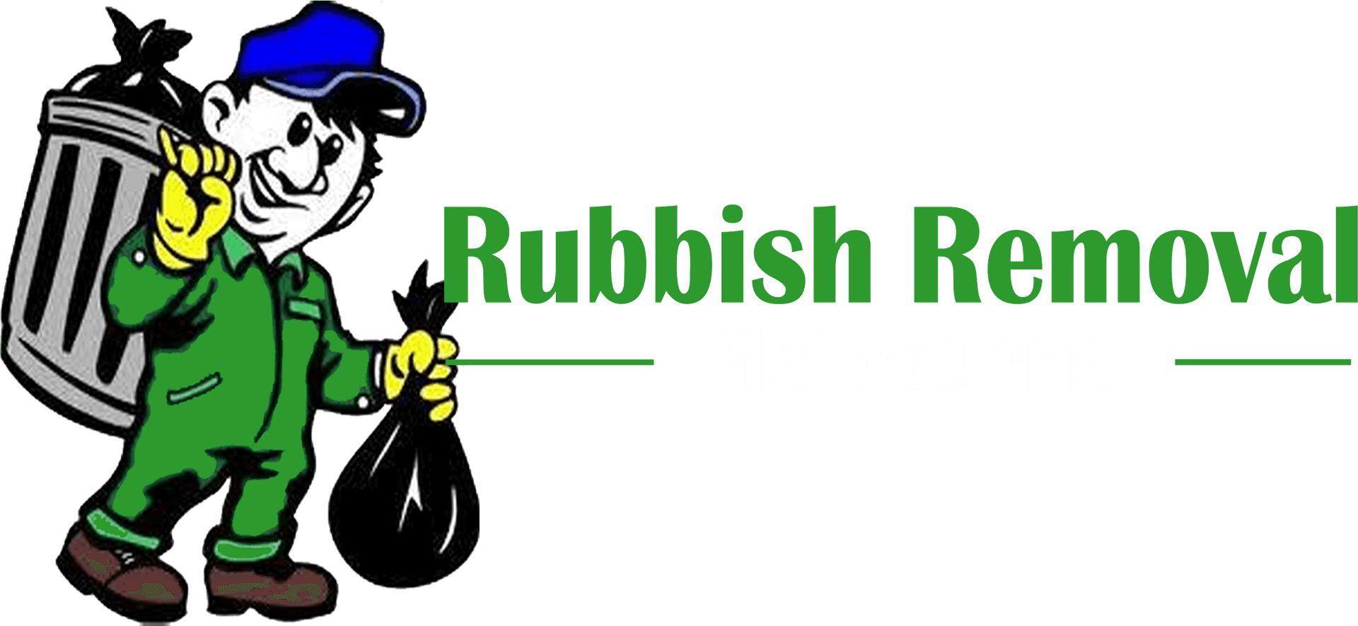 Rubbish Removal Service Cartoon Character PNG image