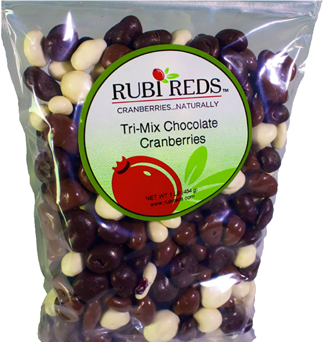 Rubi Reds Chocolate Covered Cranberries PNG image