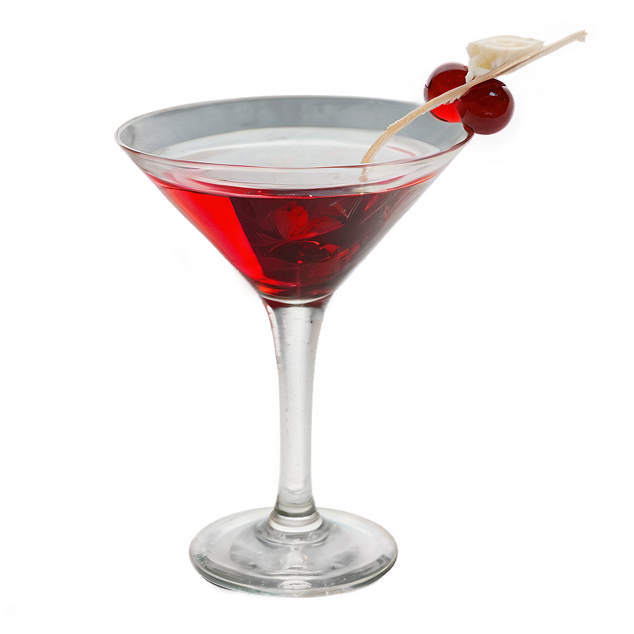 Ruby Red Martini Png Qfs PNG image
