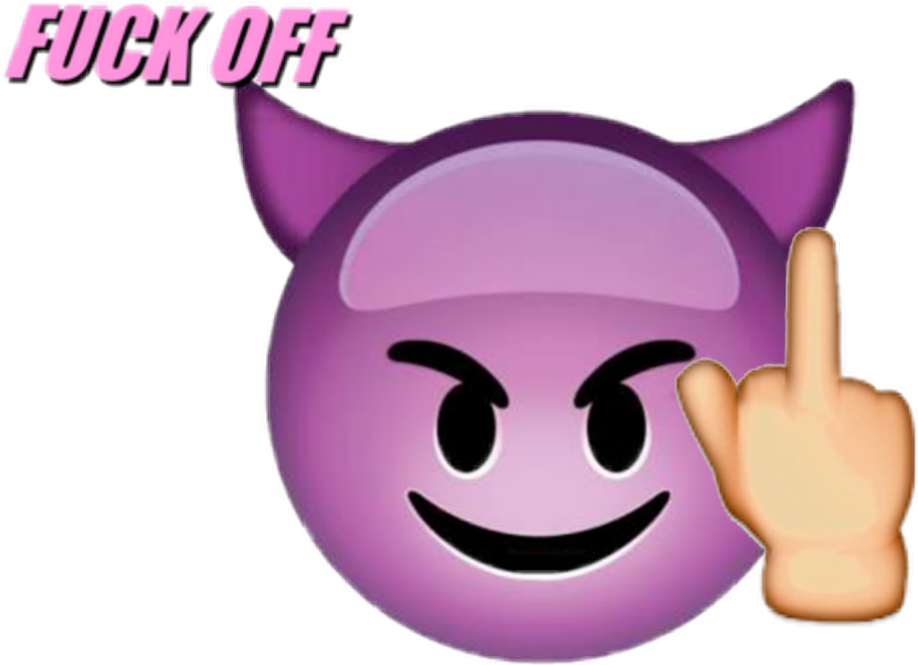 Rude Gesture Emoji PNG image