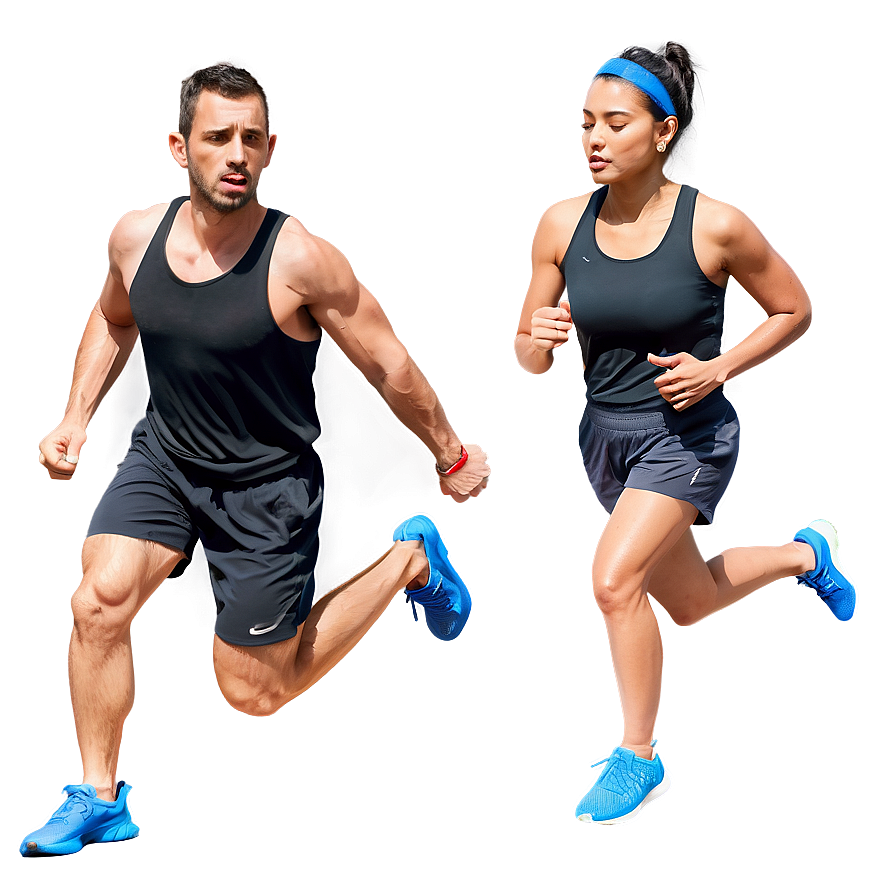 Running Breathing Technique Png Ahf65 PNG image