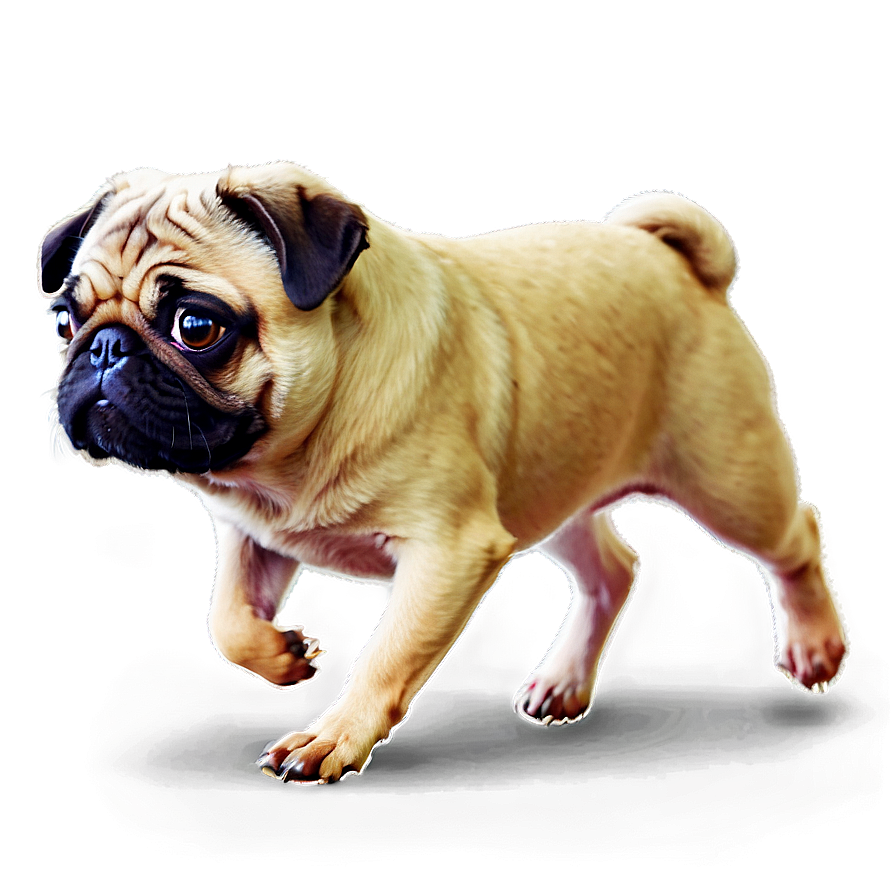 Running Pug Png Pmt3 PNG image