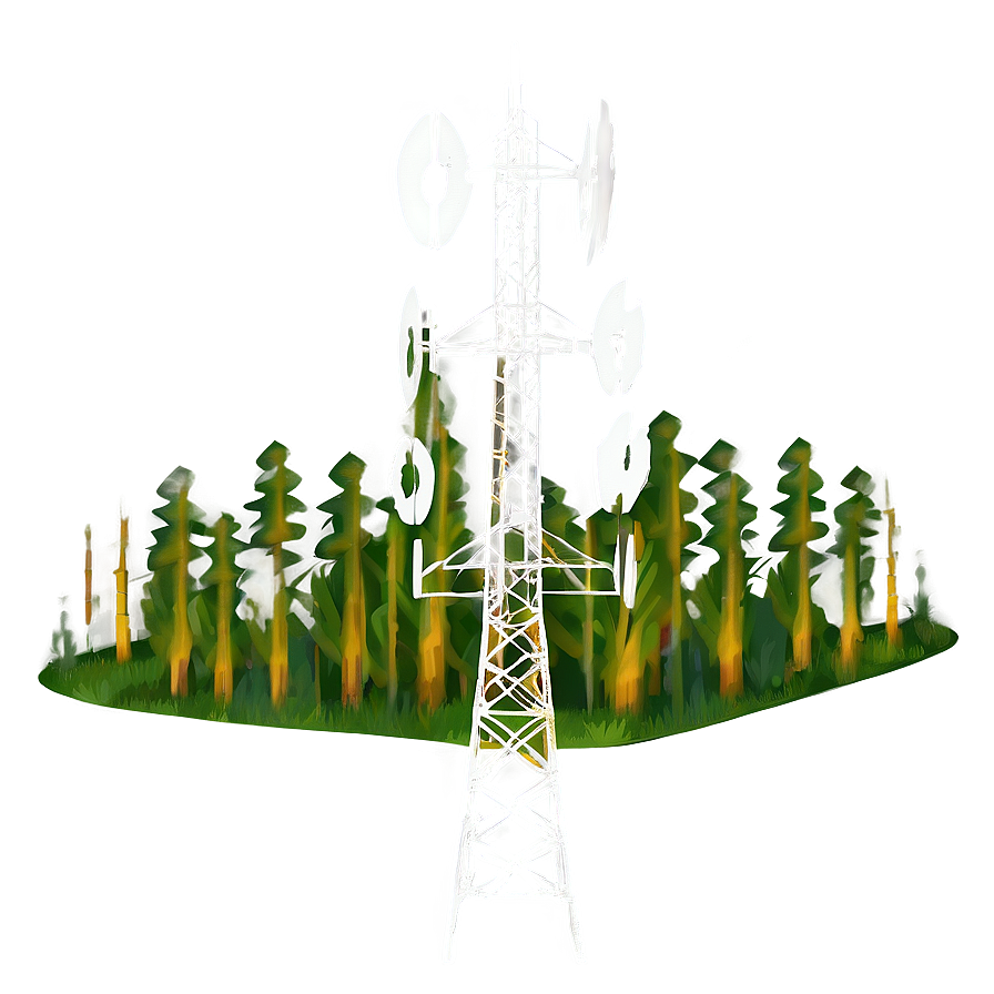 Rural Cell Tower Png Clw24 PNG image