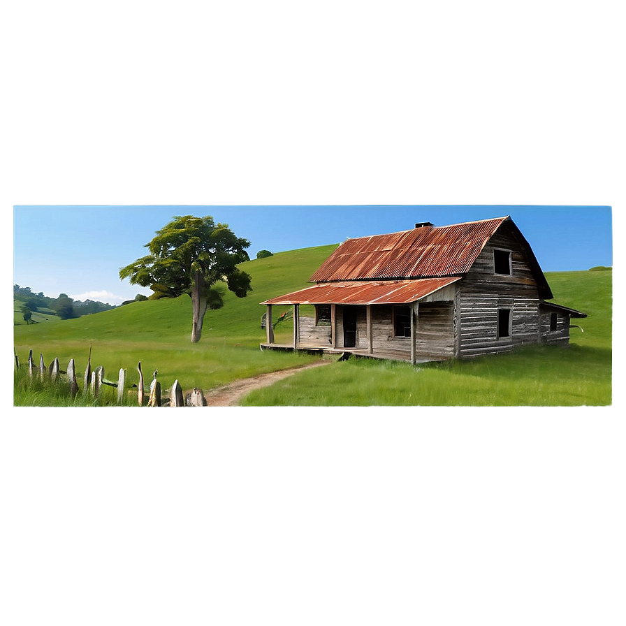Rural Farmhouse Building Png 88 PNG image