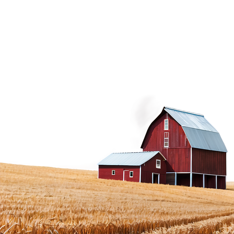 Rural Farmhouse Wheat Field Png 57 PNG image