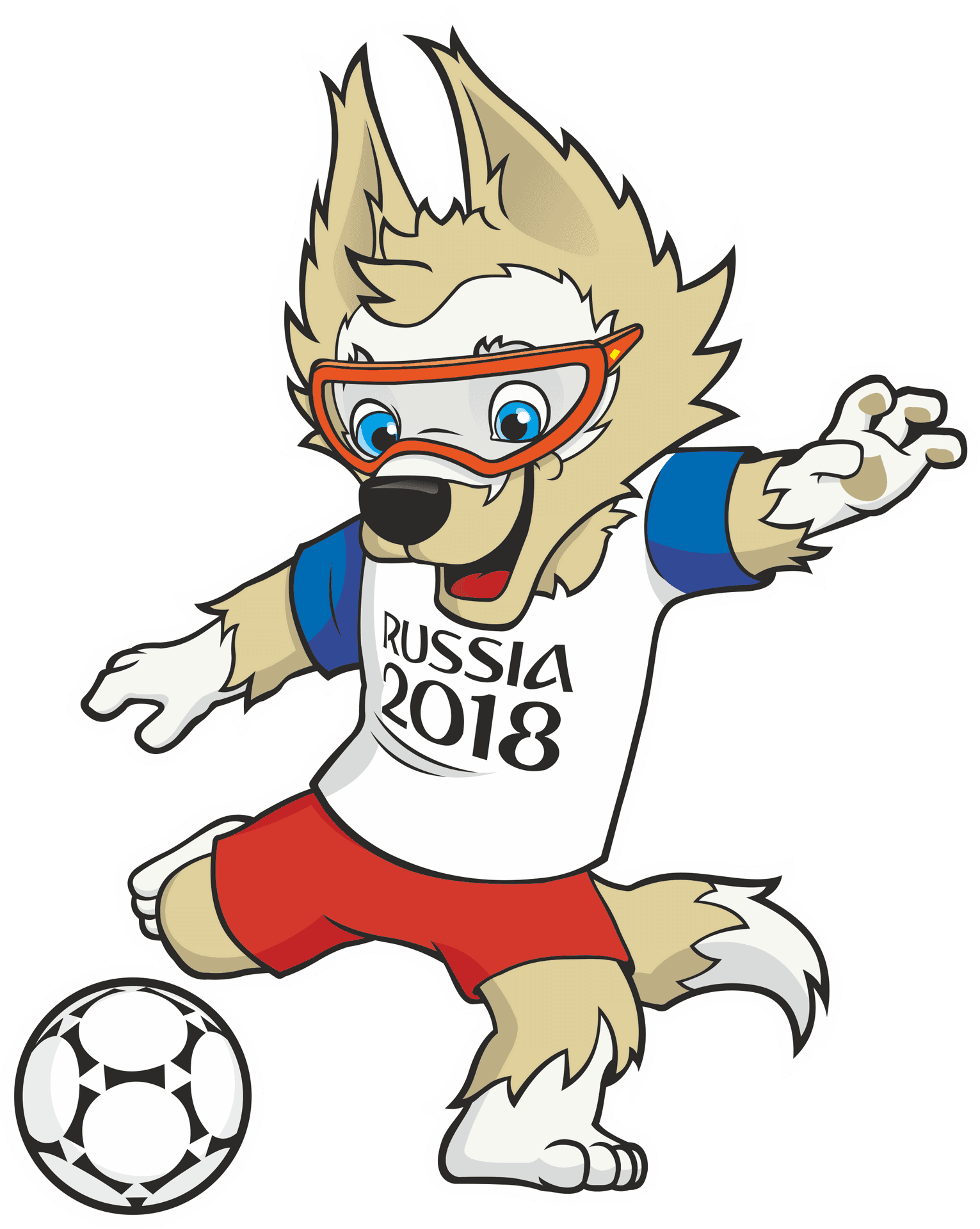 Russia2018 World Cup Mascot PNG image