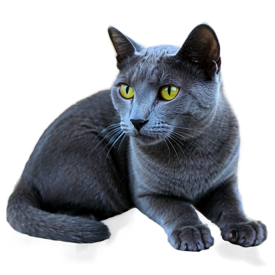 Russian Blue Cat Png 24 PNG image