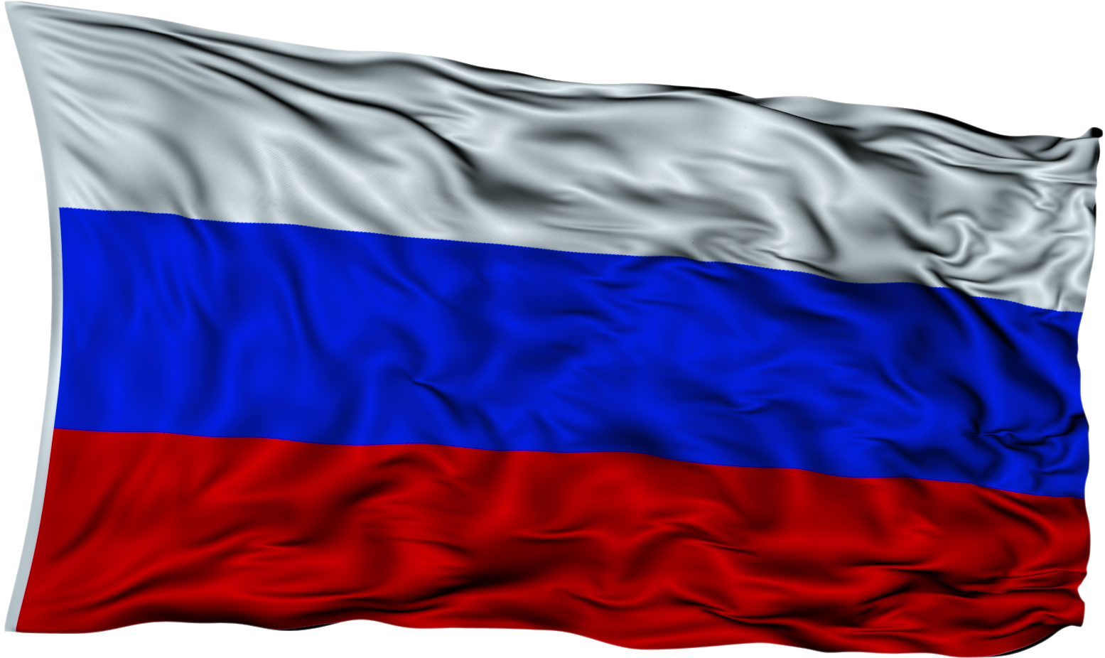 Russian Flag Waving PNG image