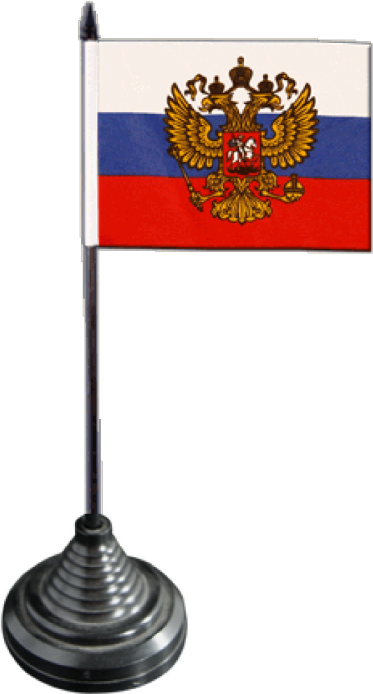 Russian Presidential Flagon Desk Stand PNG image