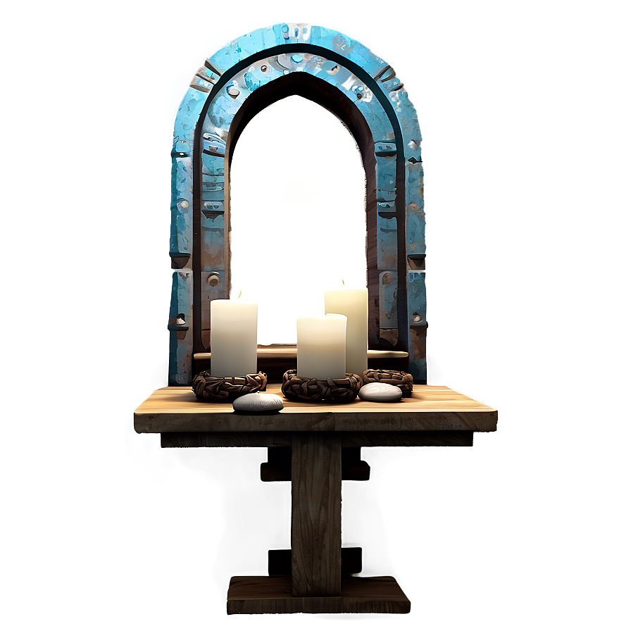 Rustic Altar Design Png 56 PNG image