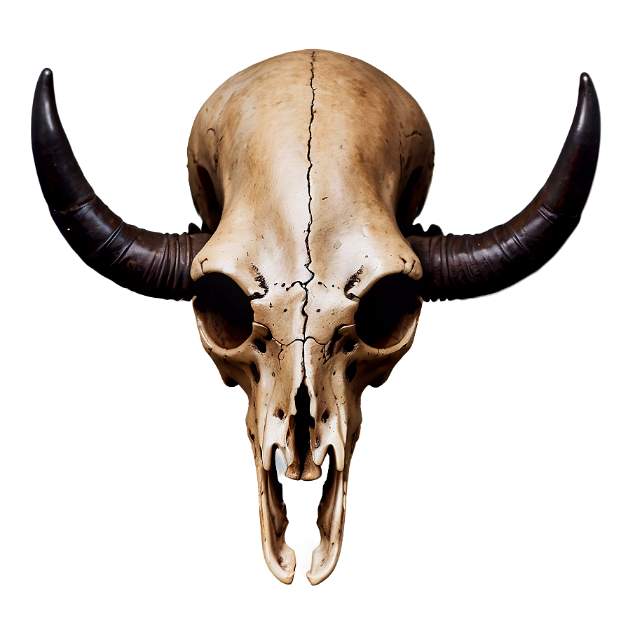 Rustic Animal Skull Decor Png 06282024 PNG image