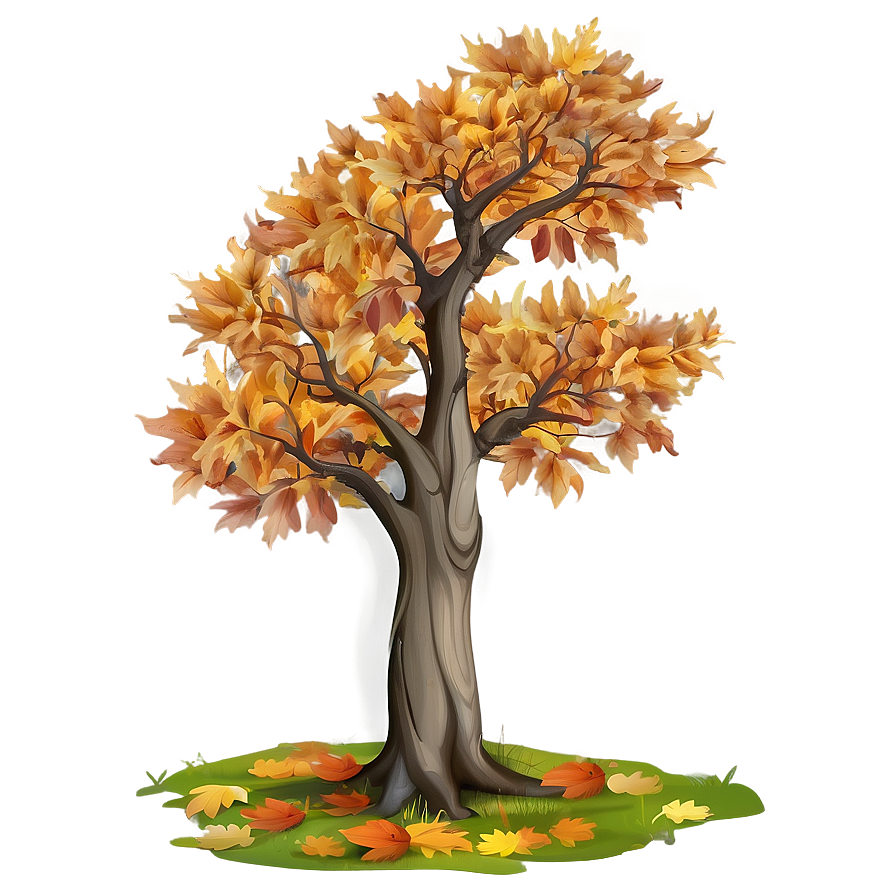 Rustic Autumn Tree Png 06122024 PNG image