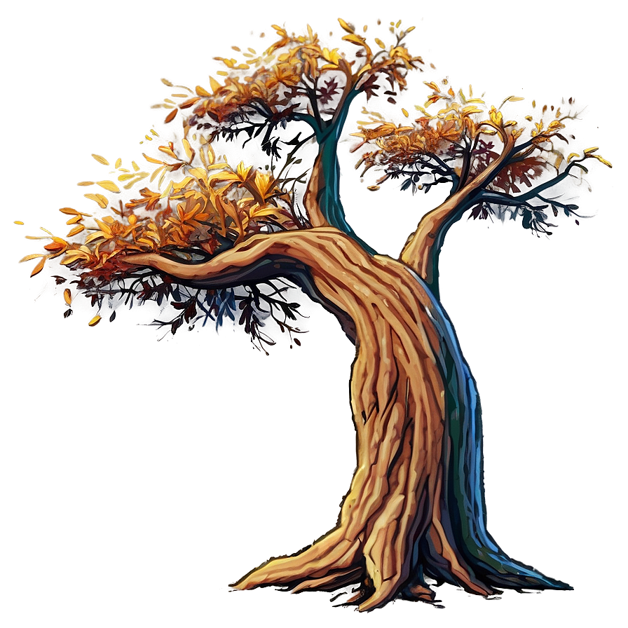 Rustic Autumn Tree Png 28 PNG image