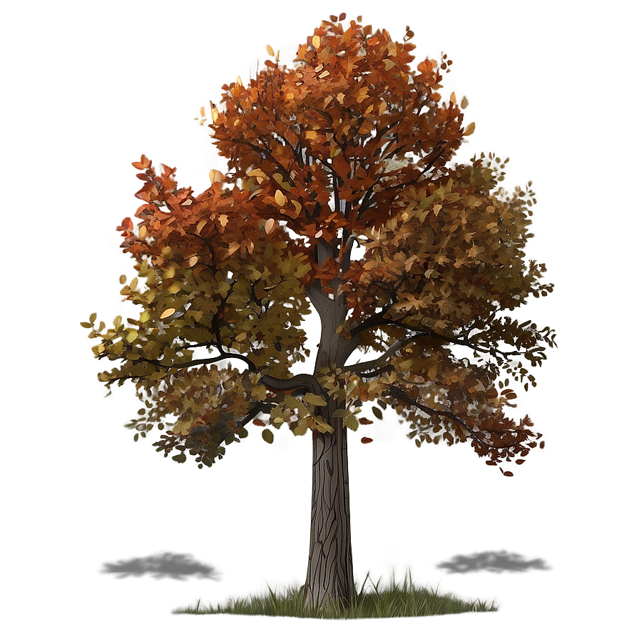 Rustic Autumn Trees Scene Png Fjy1 PNG image