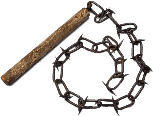 Rustic Barbed Wire Whip PNG image
