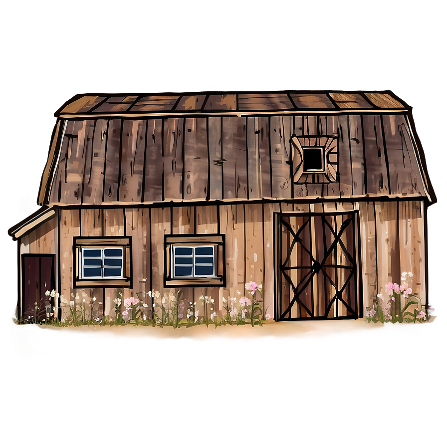 Rustic Barn Png 06122024 PNG image