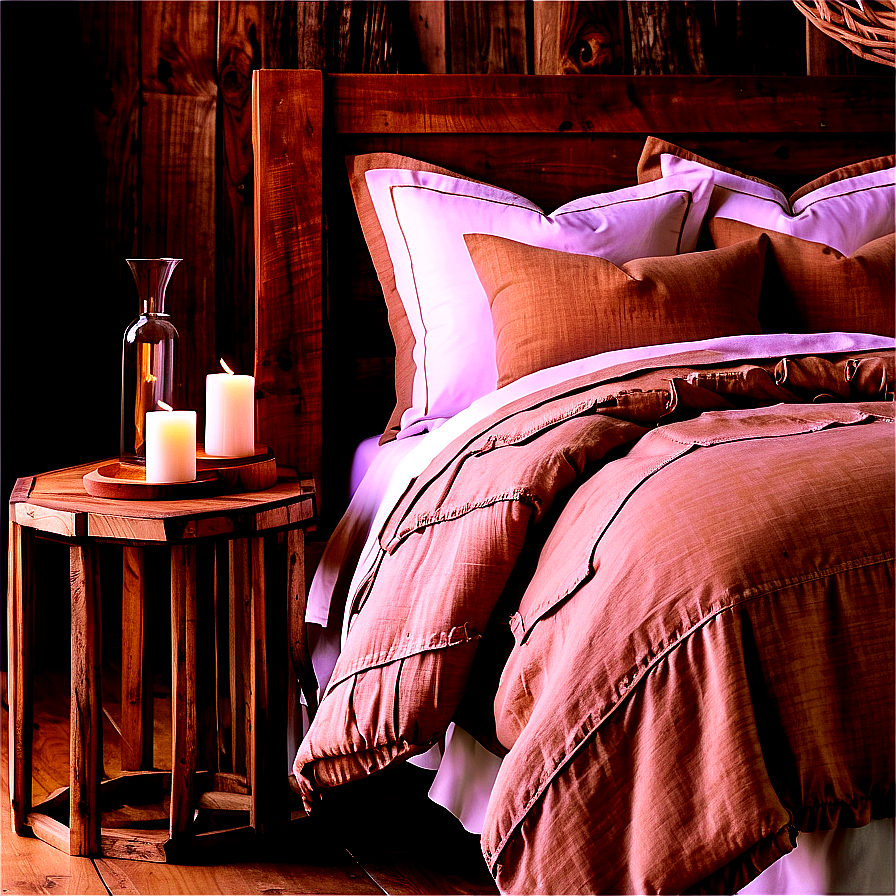 Rustic Bedding Ideas Png Usn58 PNG image