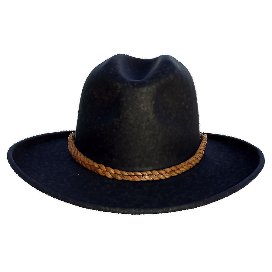 Rustic Black Cowboy Hat Png 30 PNG image