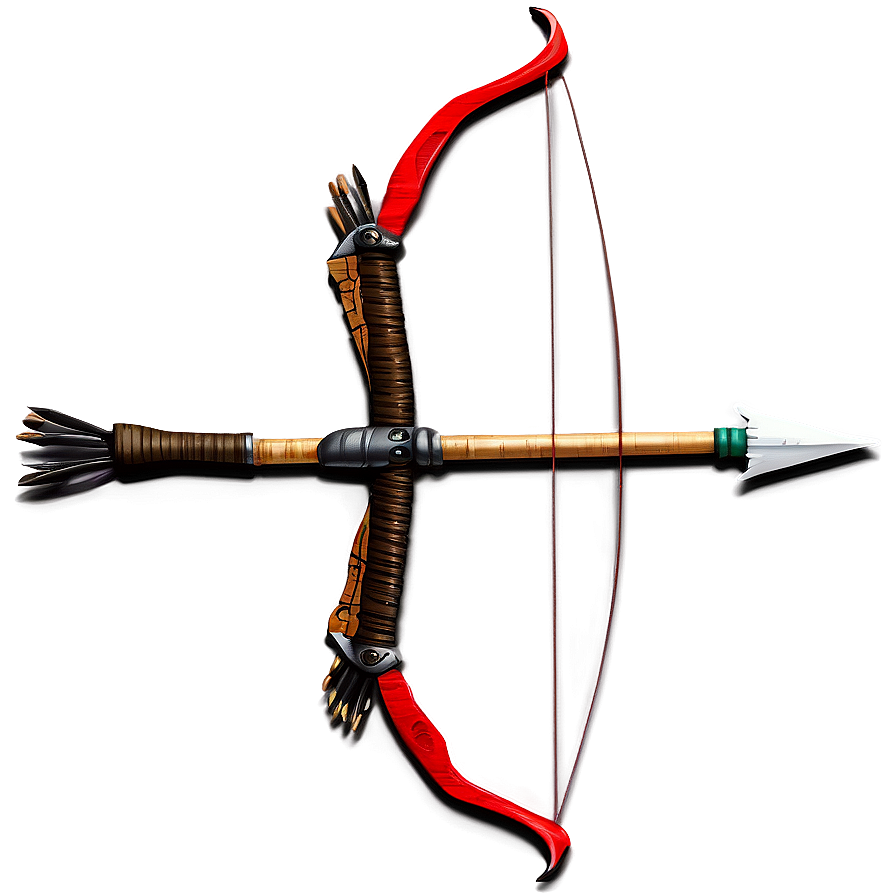 Rustic Bow And Arrow Png 05252024 PNG image