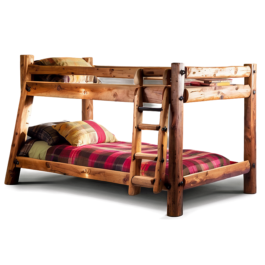 Rustic Bunk Bed Png 06132024 PNG image