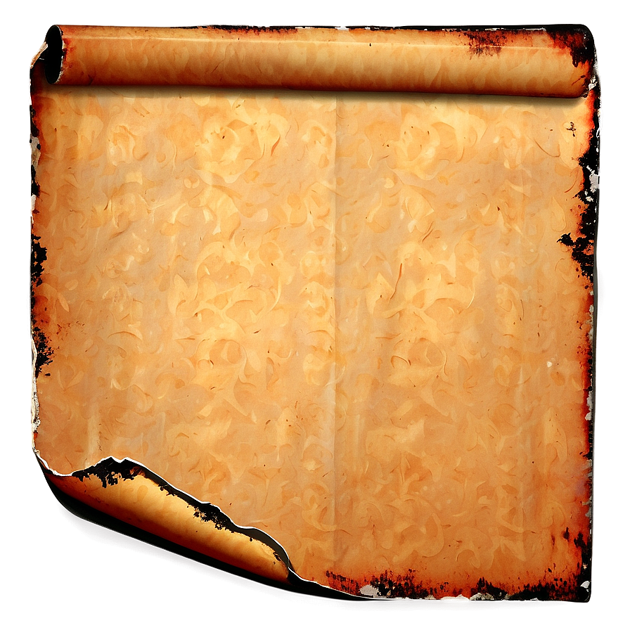 Rustic Burned Paper Png 06122024 PNG image