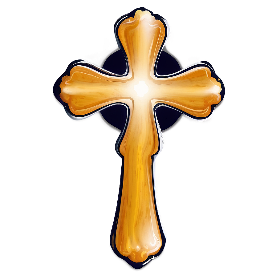 Rustic Catholic Cross Decoration Png Tuv PNG image