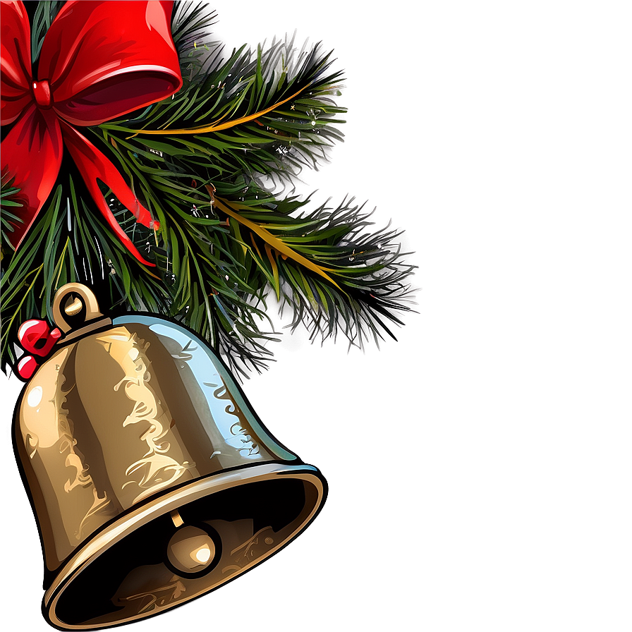 Rustic Christmas Bells Png Wyu42 PNG image