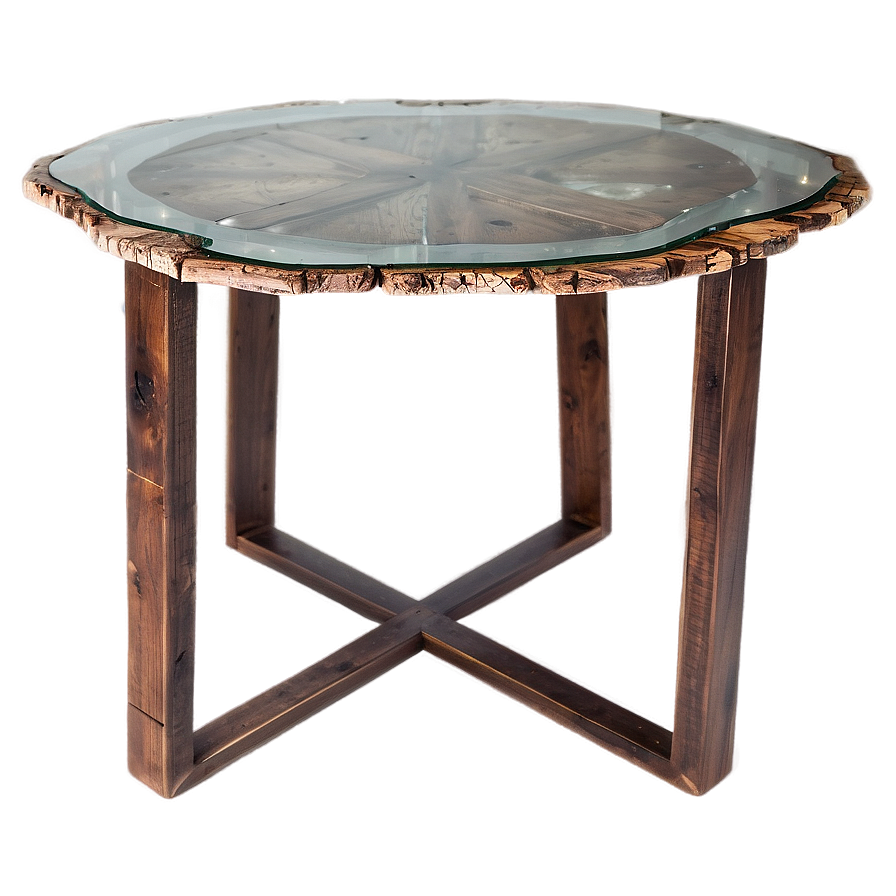 Rustic Coffee Table Png 05042024 PNG image