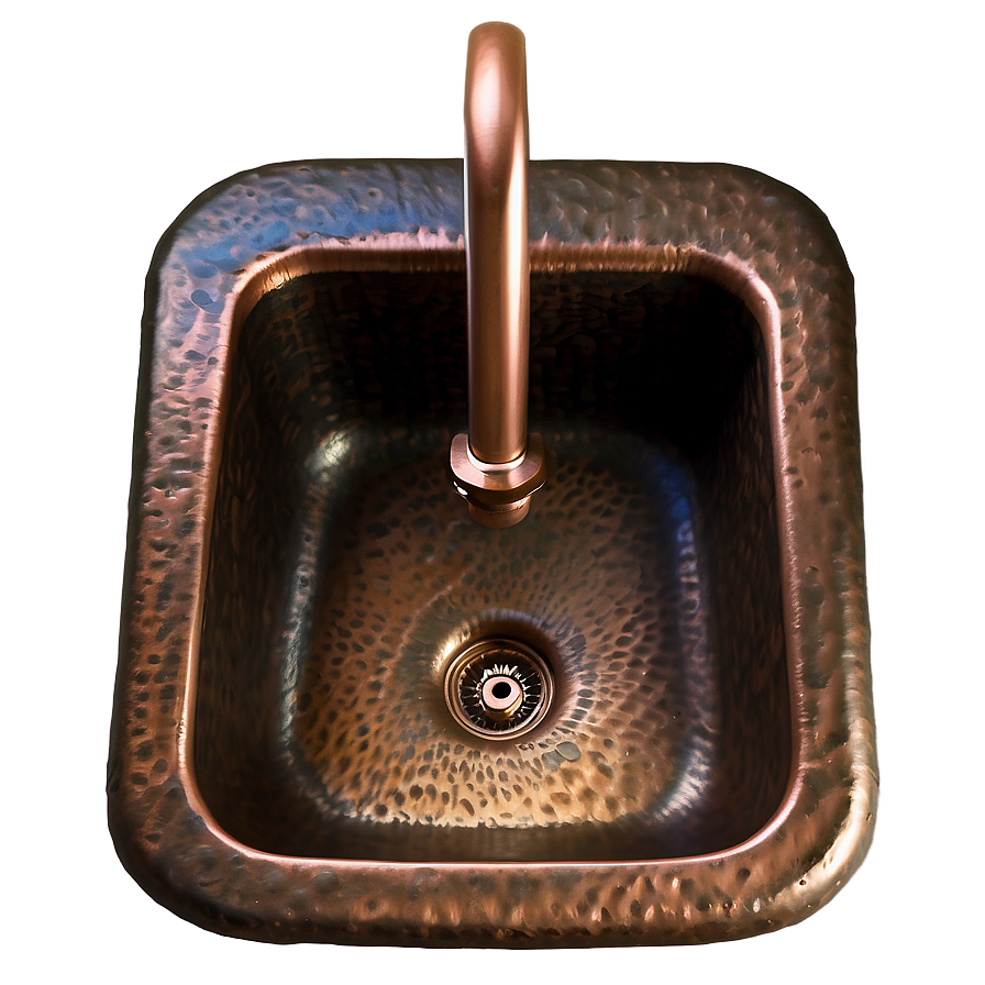 Rustic Copper Sink Png Vpl PNG image