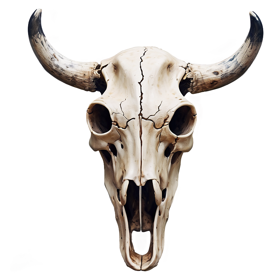 Rustic Cow Skull Design Png 86 PNG image