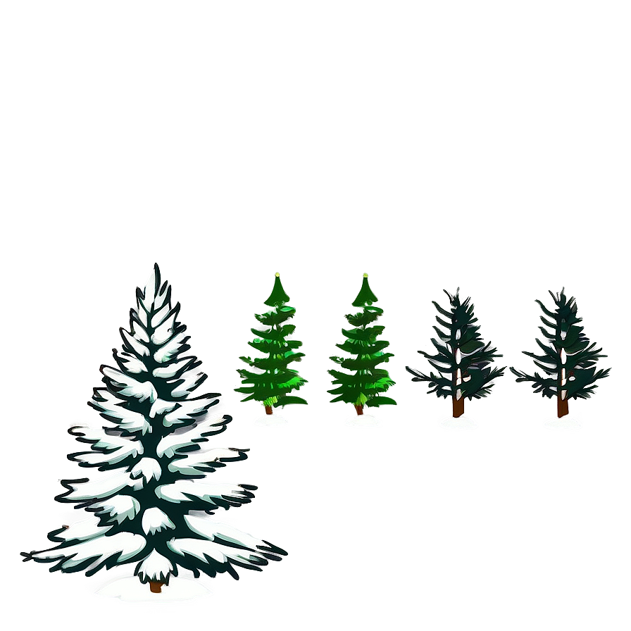 Rustic Evergreen Tree Png Vjg49 PNG image