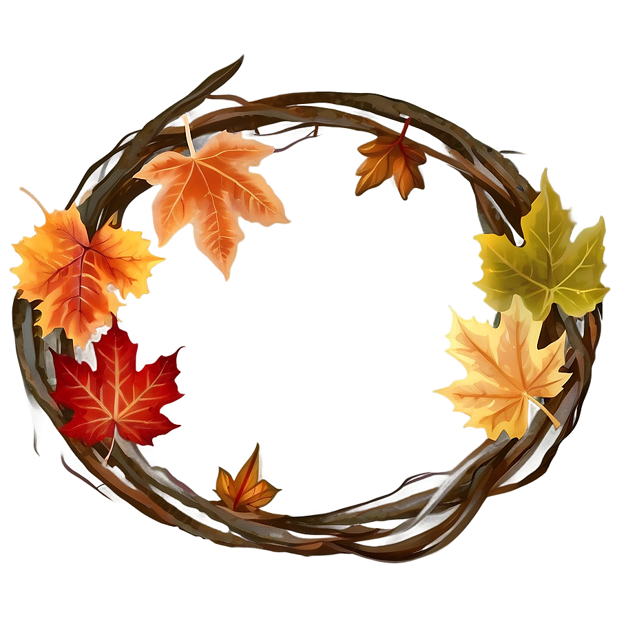 Rustic Fall Leaf Png 05252024 PNG image