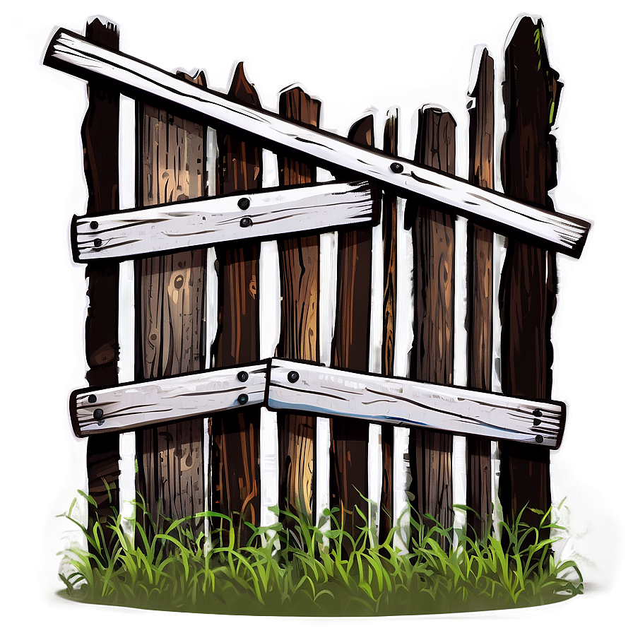 Rustic Farm Fence Png 05242024 PNG image